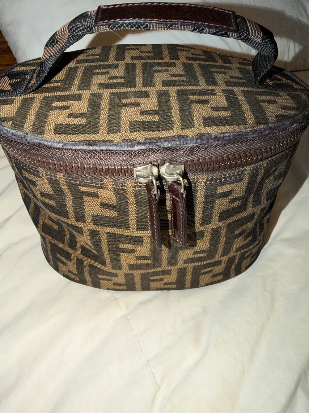 Brown Monogram Small Travel Case for Men or Women